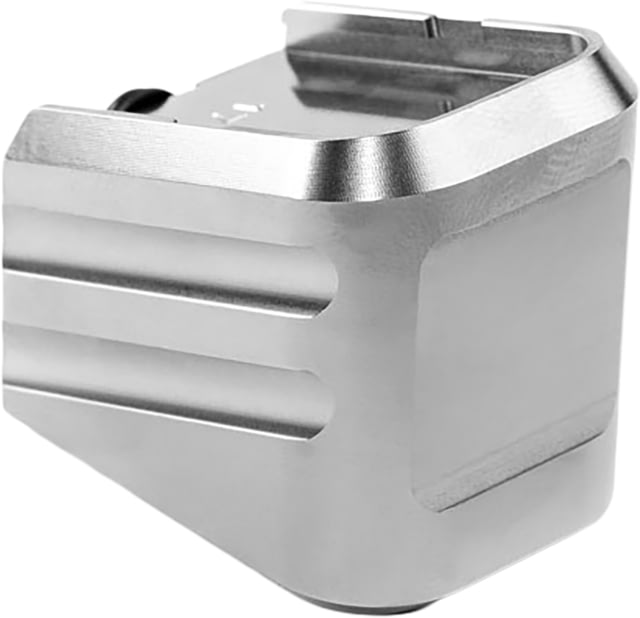 Cross Armory Glock 19/23/32 9mm/.40 S&W/.357 SIG Aluminum +0 Magazine Extension Silver - Cross Armory