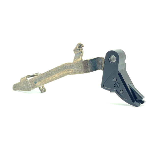 Cross Armory Glock Gen 1-3 Enhanced Flat Faced Trigger w/Bar 9mm Aluminum Black/Black Small - Cross Armory