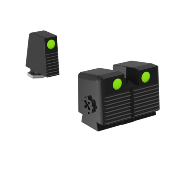 USED Cross Armory Glow-In-The-Dark Pistol Sights Black Tall crGSt-bk EDEMO1 Used Condition Like New Inspect and Rebox - Cross Armory