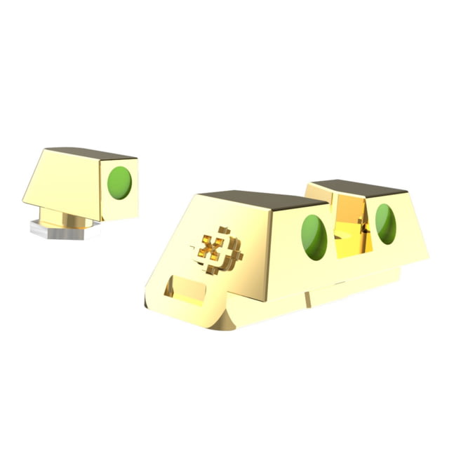 Cross Armory Glow-In-The-Dark Pistol Sights Gold Standard - Cross Armory