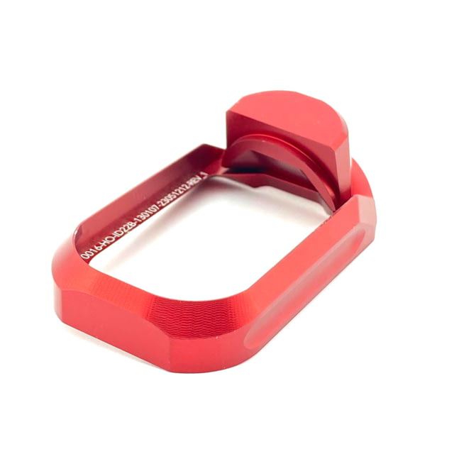 Cross Armory Flared Magwell for Glock P80 Red Small - Cross Armory