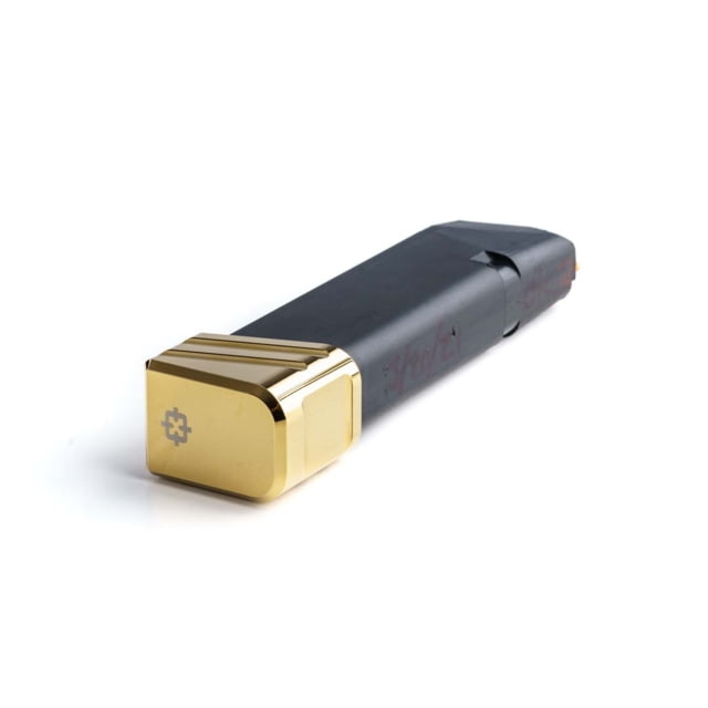 Cross Armory Magazine Extension +5 for Glock 17/22/31 Gen 1-5 Gold Small 5RD - Cross Armory