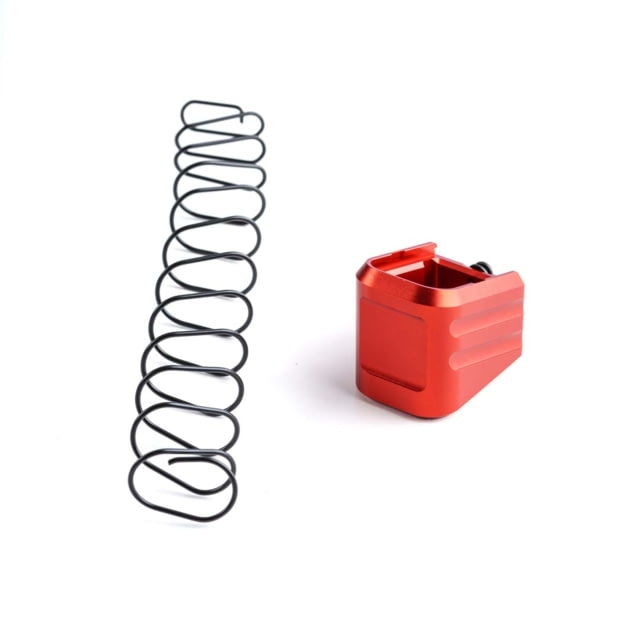Cross Armory Magazine Extension +5 for Glock 17/22/31 Gen 1-5 Red Small 5RD - Cross Armory