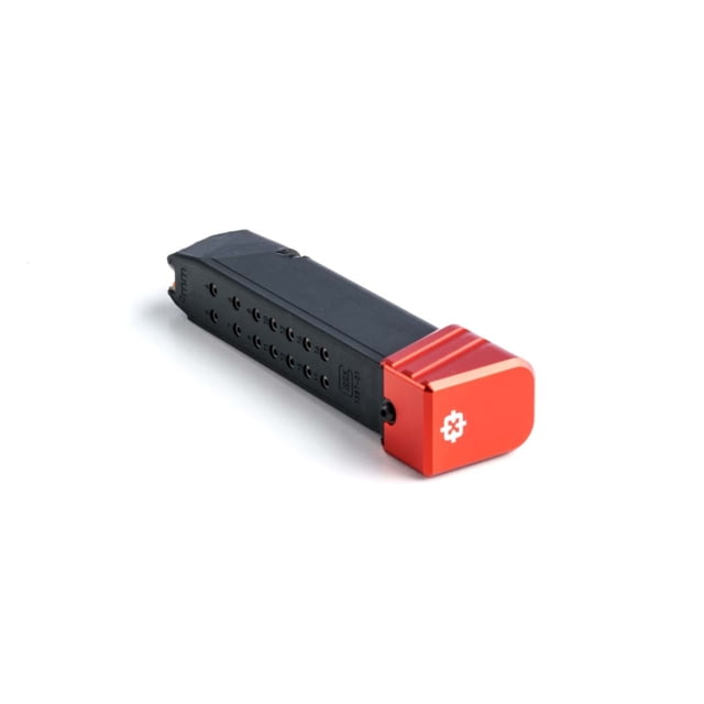 Cross Armory Magazine Extension +5 for Glock 17/22/31 Gen 1-5 Red Small 5RD - Cross Armory