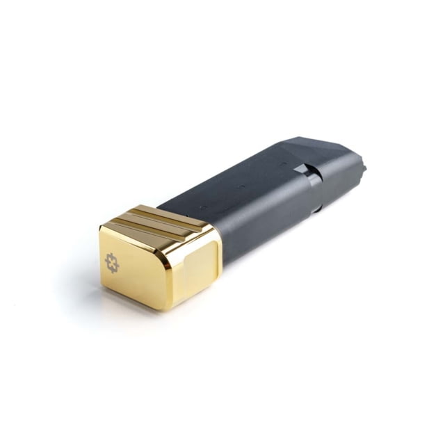Cross Armory Magazine Extension +5 for Glock 19/23/32 Gen 1-5 Gold Small 5RD - Cross Armory