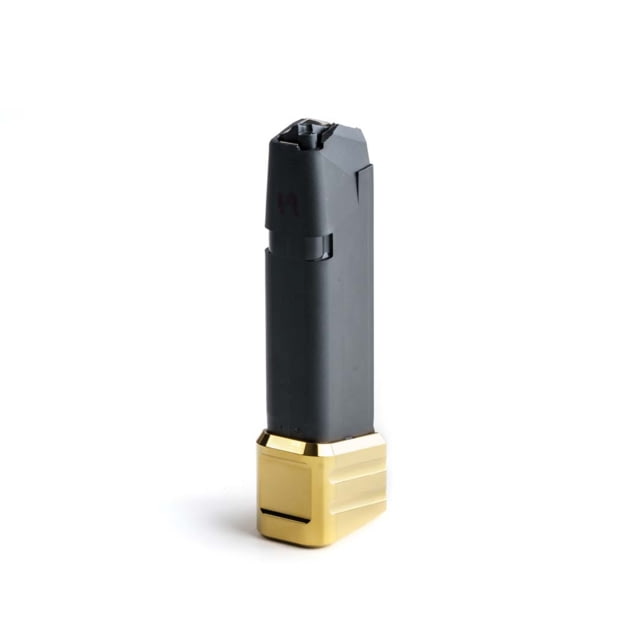 Cross Armory Weighted Base Plate Glock Gen 1-5 17/22/31 +0 Magazine Extension Gold Small 0RD - Cross Armory