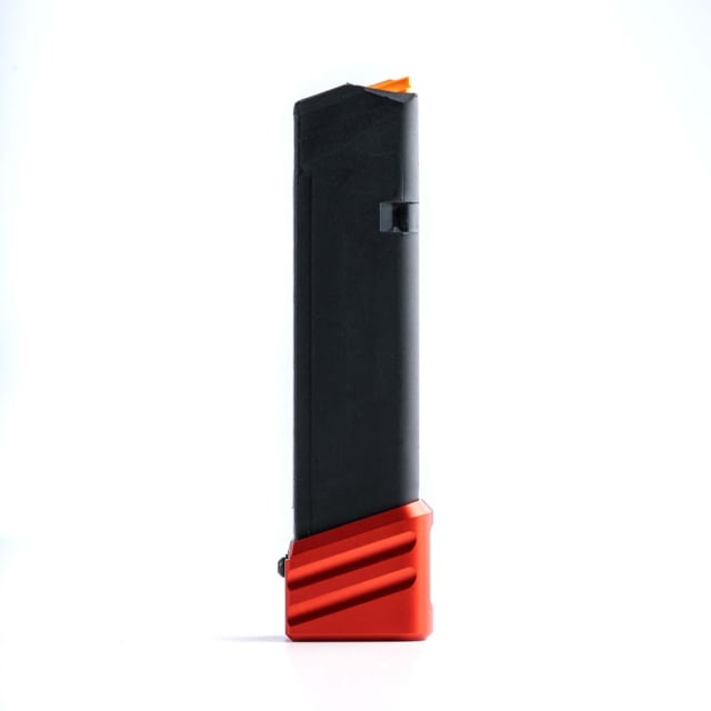Cross Armory Weighted Base Plate Glock Gen 1-5 17/22/31 +0 Magazine Extension Red Small 0RD - Cross Armory