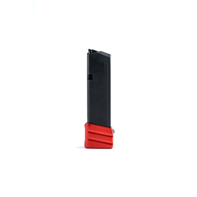 Cross Armory Weighted Base Plate Glock Gen 1-5 19/23/32 +0 Magazine Extension Red Small 0RD - Cross Armory