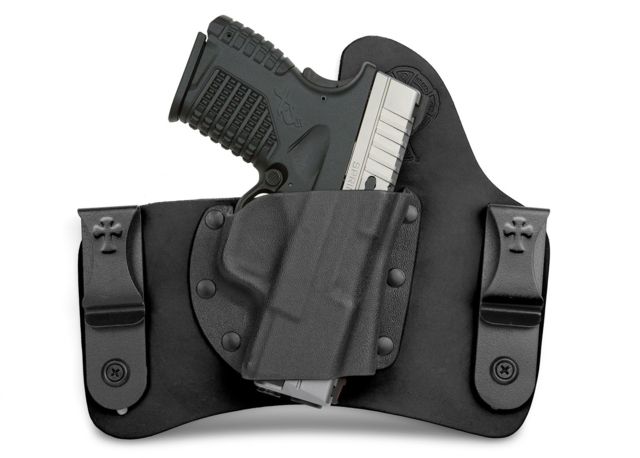 CrossBreed Holsters SuperTuck IWB Holster SIG Sauer P320 Compact Right Hand Black Cowhide - Crossbreed Holsters