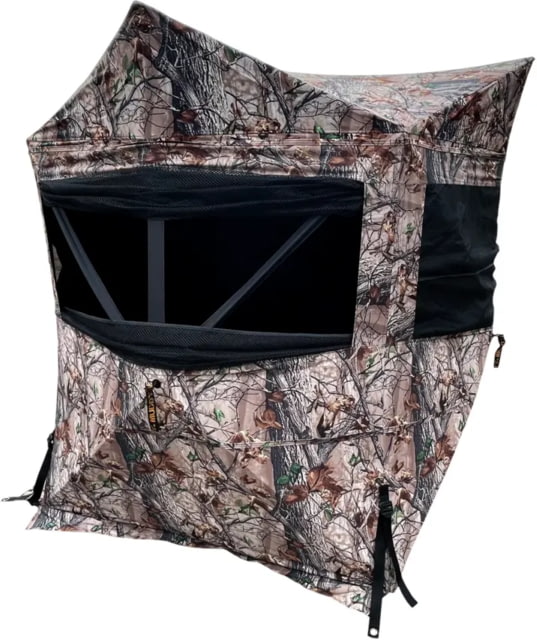 CrossFire Twin Peaks Blind Hub-Style Camo 600D Polyester 70in High 58in Wide