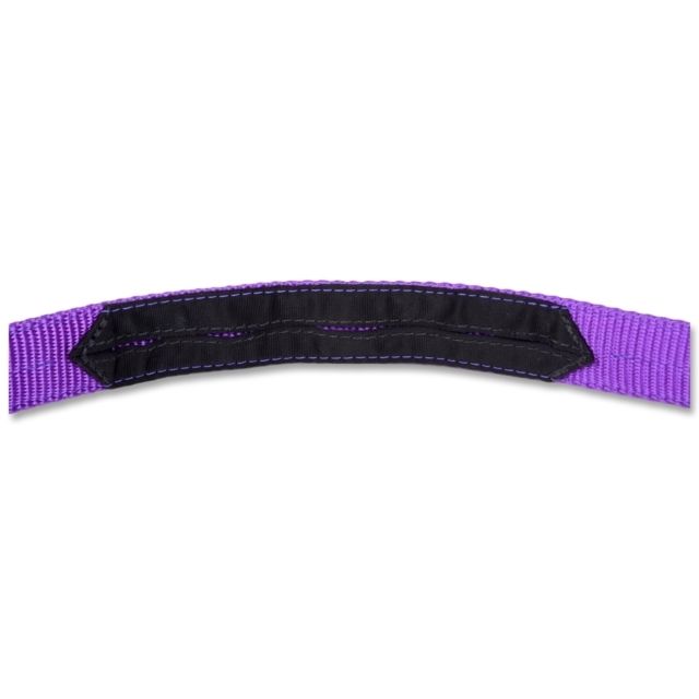 Crosstac 1.25in Lightning Tactical Belt Purple Web/Polished Silver Buckle 38-40 - Crosstac