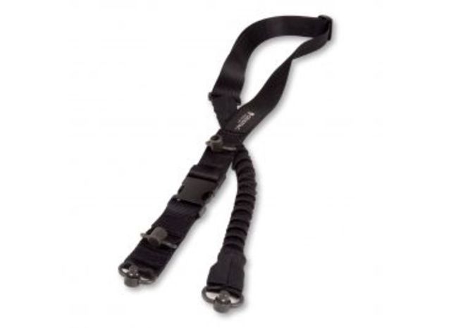 Crosstac Ambi 1.5in Wide Gun Sling / QD Swivels Black Long - Crosstac