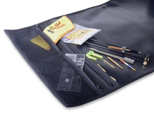 Crosstac DIPLOMAT Maintenance Mat Proshot Cleaning Kit w/Coated Rods .223/5.56 Black - Crosstac