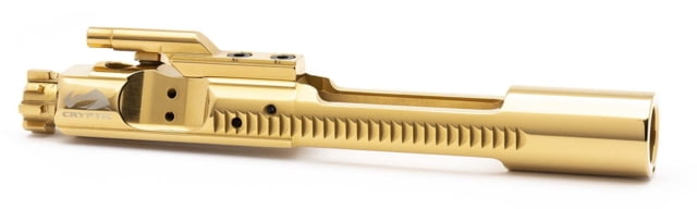 Cryptic Bolt Carrier Group BCG - Complete .223/5.56/.300 AAC Blackout Left Hand Mystic Gold - Cryptic