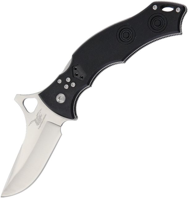 CSSD/SC Bram Frank Design LLC Bowie Standard Black Folding Knife3in8Cr13MoV SteelBowie Black G10 Handle BOWIE STANDARD BLACK - Cssd/Sc Bram Frank Design