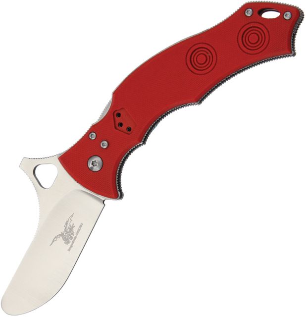 CSSD/SC Bram Frank Design LLC Bowie Standard Trainer Red Folding Knife3in8Cr13MoV SteelRedG10 Handle BWESTRNRED - Cssd/Sc Bram Frank Design