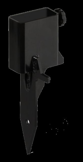 CTS Targets 2x4 Spike Base Black 5.25in L x 5.5in W x 12.75H NSN N - Cts Targets