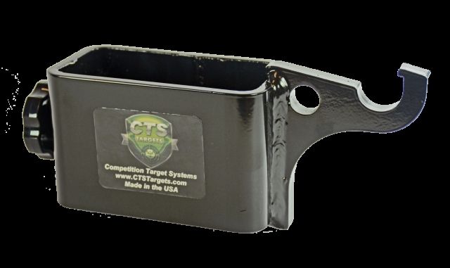 CTS Targets 2x4 Vertical Hanger Hook Black 6.75in L x 2in W x 3in H NSN N - Cts Targets