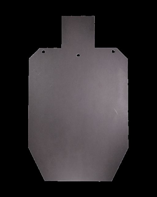 CTS Targets Full Size Sillhouette Rifle Target Steel 3/8in Thick 18in x30in NSN N - Cts Targets