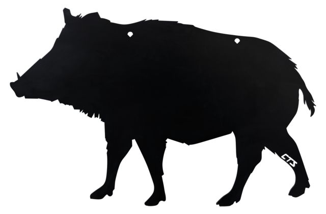 CTS Targets Wild Boar 28in H x 43in L 65lb Steel NSN N - Cts Targets