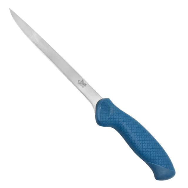 Cuda AquaTuff Fillet Knife with Blade Cover Blue 7in - Cuda