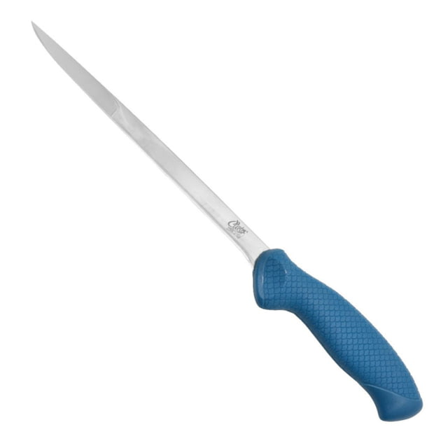 Cuda AquaTuff Fillet Knife with Blade Cover Blue 9in - Cuda