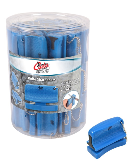Cuda Knife Sharpeners Bucket of 42 pcs Blue - Cuda