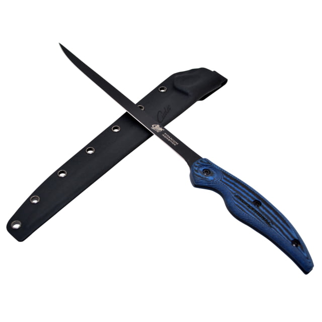 Cuda Knives Cuda 9 in Professioanl Fillet Fixed Blade Knife 9in Standard Edge Black - Cuda