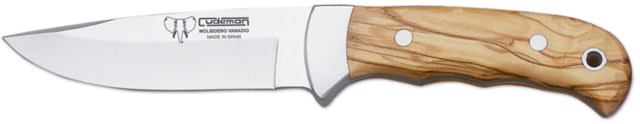 Cudeman 146 Quality Fixed Blade Knife 11 cm Molybdenum Vanadium Satin Olive Wood - Cudeman