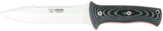 Cudeman 177 Quality Fixed Blade Knife 15 cm Molybdenum Vanadium Black Micarta w/ red Liners - Cudeman