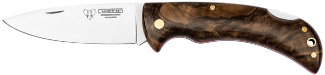 Cudeman 325 Quality Fixed Blade Knife 9.5 cm Molybdenum Vanadium Polished Walnut w/ Red Line - Cudeman