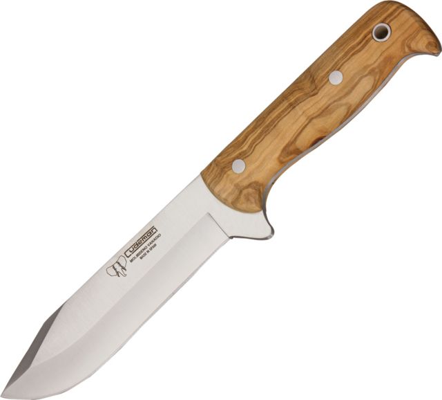 Cudeman Hunter Olive Wood Knife CUD - Cudeman