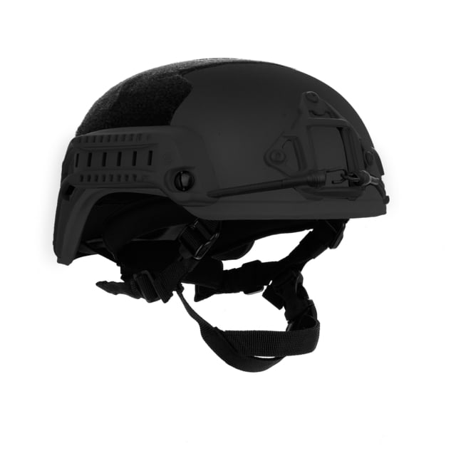 Custom Armor Group 501 High Cut Fully Loaded Level IIIA Advanced Combat Helmet Black Small - Custom Armor Group