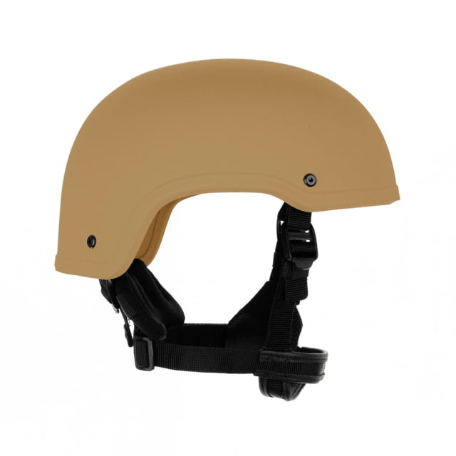 Custom Armor Group 501 High Cut Level IIIA Advanced Combat Helmet Coyote Tan Small - Custom Armor Group