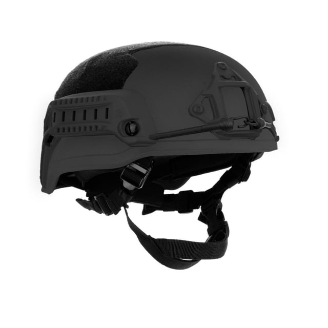Custom Armor Group 501 Mid Cut Fully Loaded Level IIIA Advanced Combat Helmet Black Extra Large - Custom Armor Group