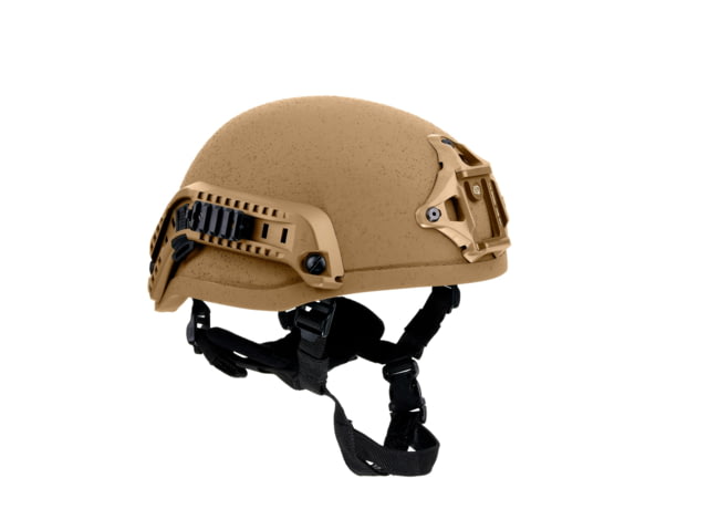Custom Armor Group 501 Mid Cut Fully Loaded Level IIIA Advanced Combat Helmet Coyote Tan Large