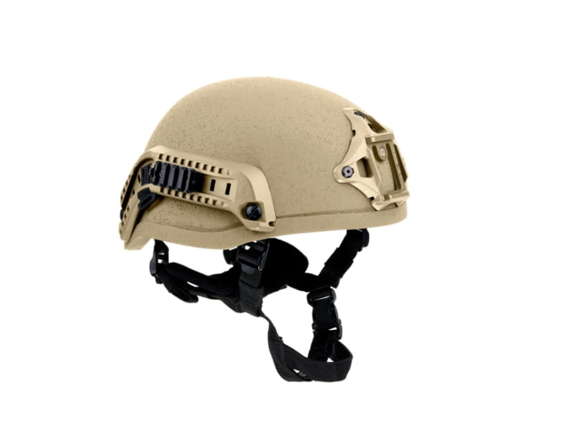 Custom Armor Group 501 Mid Cut Fully Loaded Level IIIA Advanced Combat Helmet Desert Tan Extra Large - Custom Armor Group