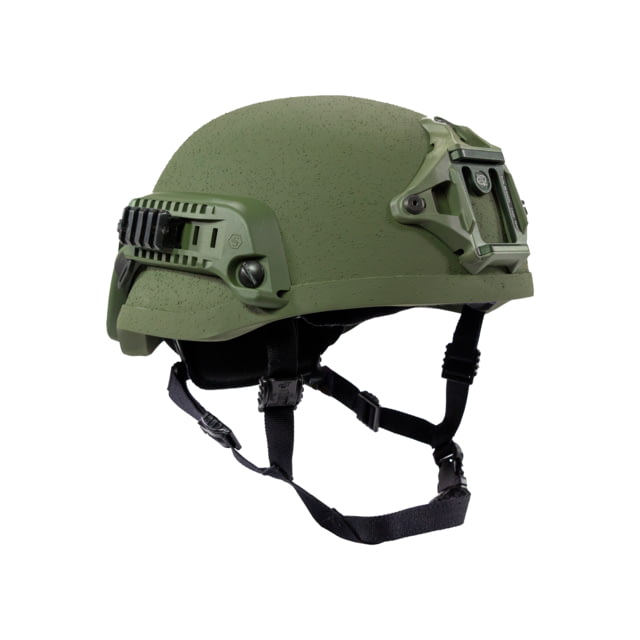 Custom Armor Group 501 Mid Cut Fully Loaded Level IIIA Advanced Combat Helmet OD Green Extra Large - Custom Armor Group