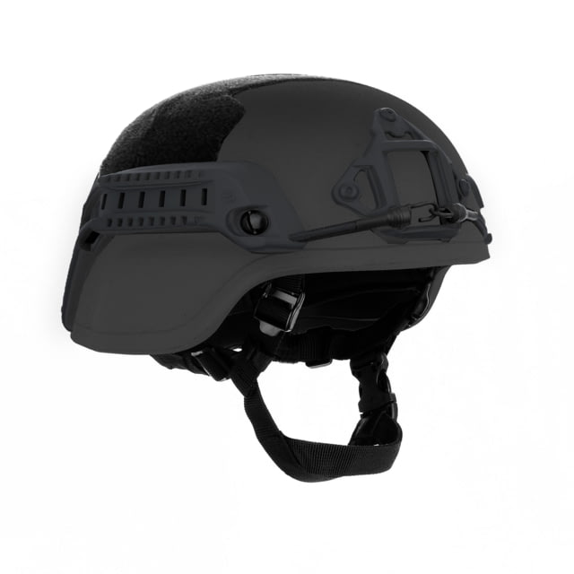 Custom Armor Group 501 Standard Cut Fully Loaded Level IIIA Advanced Combat Helmet Black Large - Custom Armor Group