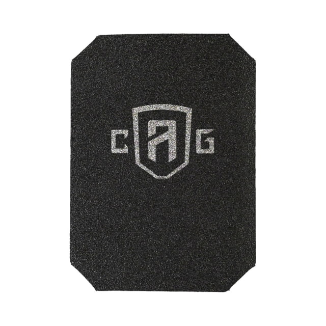 Custom Armor Group  Rhino Coated Level III Stand Alone Steel Armor Plate 5in x 7in - Custom Armor Group