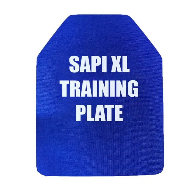Custom Armor Group Non Ballistic Blue Marked SAPI Multi Curve Training Plate 10in x 12in - Custom Armor Group