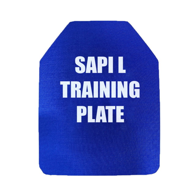 Custom Armor Group Non Ballistic Blue Marked SAPI Multi Curve Training Plate 9.5in x 12.5in - Custom Armor Group