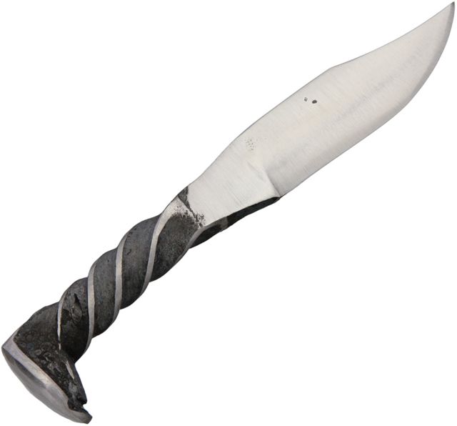 Custom Railroad Spike Knife Fixed Blade Knife 4.25in Drop Point Handle RAILROAD KNIFE - Custom