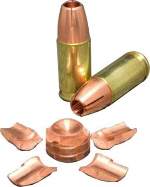 ting Edge Bullets Personal Home Defense 9mm 90 Grain Solid Copper Hollowpoint Brass Rifle 20 Rounds PHD 9MM 90 Ammo
