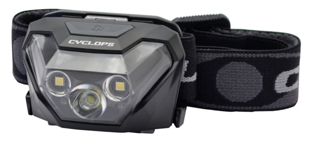 Cyclops 5W CREE LED Headlamp AAA Red 500 Lumens Clear