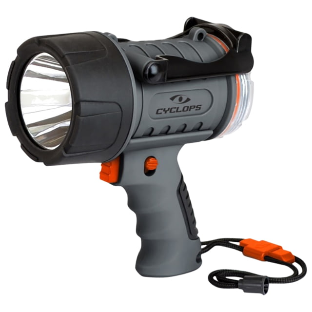 Cyclops Waterproof LED Spotlight w/Flood Light Lumens Red/White CREE XP-G3 LED Black/Grey