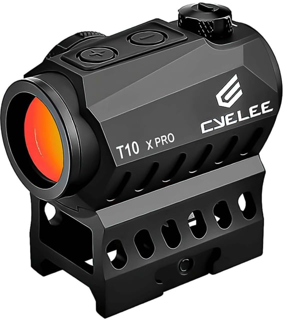 Cyelee Optics T10 X PRO Reflex Red Dot Sight 1x20mm 2 MOA Dot/30 MOA Circle Black