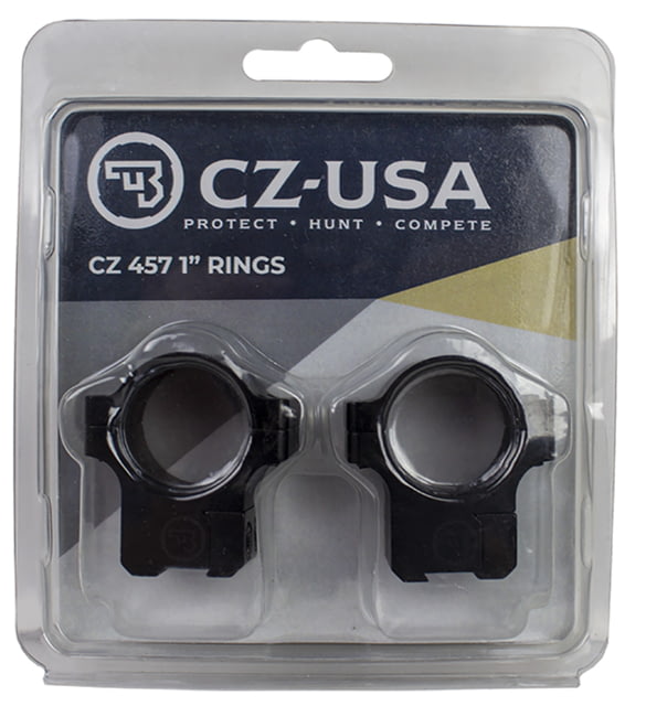 Cz-Usa CZ  CZ457 Dovetail Rings 457/455 Matte Black 1in Medium - $55.29 at Optics Planet