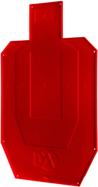 DA Targets Full Size Reactive Silhouette Target Mild 60-80F Red - Da Targets