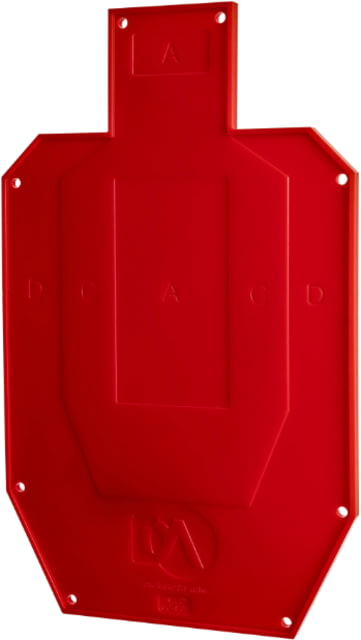 DA Targets Half Size Reactive Silhouette Target Mild 60-80F Red - Da Targets